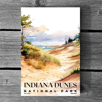 Indiana Dunes National Park Poster, Travel Art, Office Poster, Home Decor | S4 - image3
